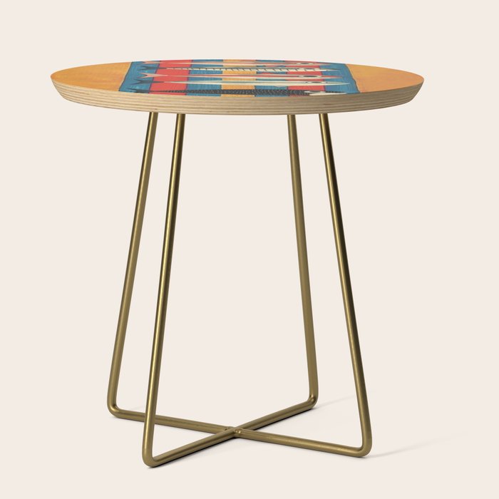 Stripes of the Sea Side Table Gallery Image 1