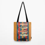 Stripes of the Sea Tote Bag Gallery Image 2
