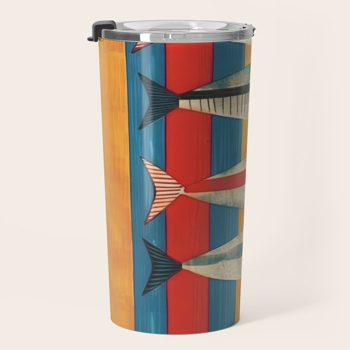 Stripes of the Sea Travel Mug Gallery Image 3
