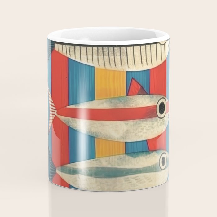 Stripes of the Sea Coffee Mug Gallery Image 4