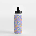 Kaleidoscope Tile Pattern V Bright Pastel Water Bottle Gallery Image 2