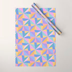 Kaleidoscope Tile Pattern V Bright Pastel Wrapping Paper Gallery Image 1
