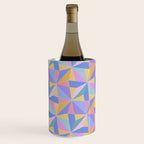 Kaleidoscope Tile Pattern V Bright Pastel Wine Chiller Gallery Image 1