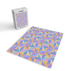 Kaleidoscope Tile Pattern V Bright Pastel Jigsaw Puzzle Gallery Image 2