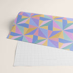 Kaleidoscope Tile Pattern V Bright Pastel Wrapping Paper Gallery Image 2