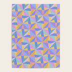 Kaleidoscope Tile Pattern V Bright Pastel Poster Gallery Image 4