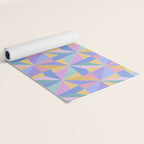 Kaleidoscope Tile Pattern V Bright Pastel Yoga Mat Gallery Image 2