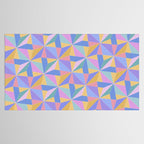 Kaleidoscope Tile Pattern V Bright Pastel Tablecloth Gallery Image 2