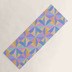 Kaleidoscope Tile Pattern V Bright Pastel Yoga Mat Gallery Image 1