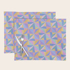Kaleidoscope Tile Pattern V Bright Pastel Placemat Gallery Image 1