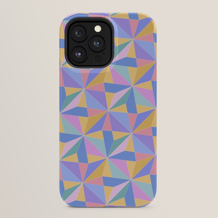 Kaleidoscope Tile Pattern V Bright Pastel iPhone Case Gallery Image 24