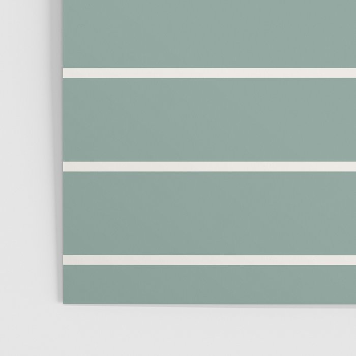 Two Tone Stripes - Sage Poster Gallery Image 3