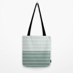 Two Tone Stripes - Sage Tote Bag Gallery Image 2