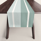 Two Tone Stripes - Sage Table Runner Gallery Image 1
