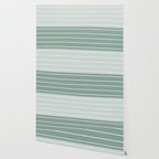 Two Tone Stripes - Sage Wallpaper Gallery Image 2