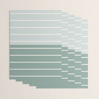 Two Tone Stripes - Sage Wrapping Paper Gallery Image 3