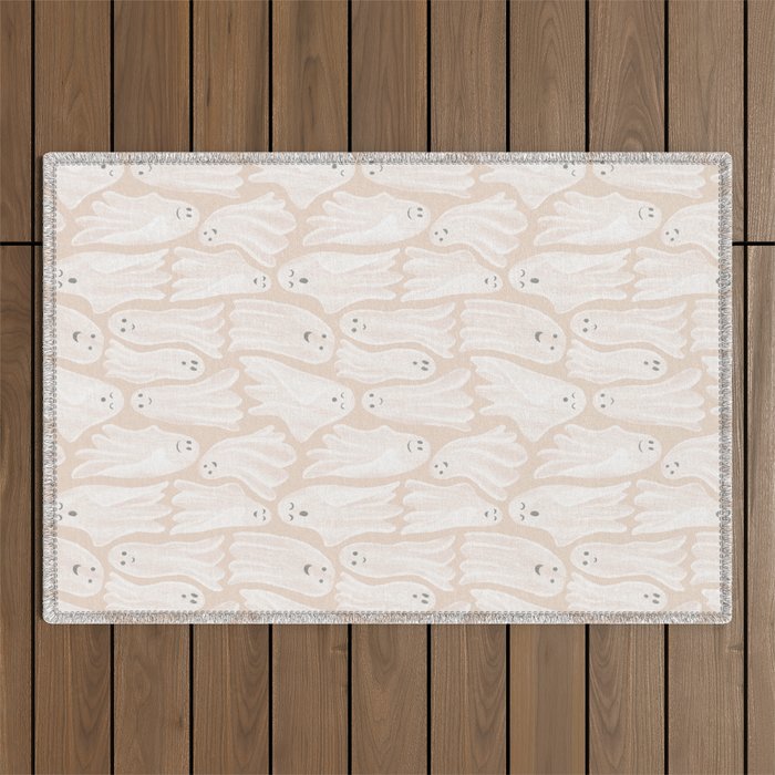 Gossamer Ghosts - blush neutral  Outdoor Rug Gallery Image 1