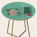 Dollhouse inventory / dark green Side Table Gallery Image 2