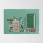 Dollhouse inventory / dark green Rug Gallery Image 2