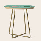 Dollhouse inventory / dark green Side Table Gallery Image 1
