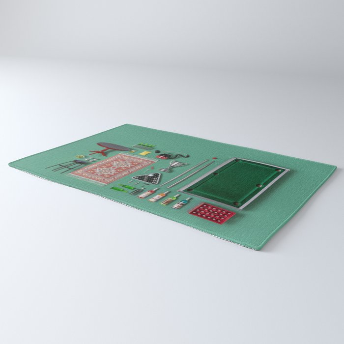 Dollhouse inventory / dark green Rug Gallery Image 3