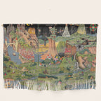 The land of make believe. Published by Jaro Hess 1930 Cornucopia of Fairy Tales Detailed Labeled Map Fun Magical Fantasy Art Wall Hanging Gallery Image 1