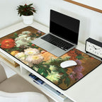 Flower Cats - Botanical cat arrangement Desk Mat Gallery Image 2
