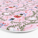 Nutcracker Holiday Pattern Bath Mat Gallery Image 3