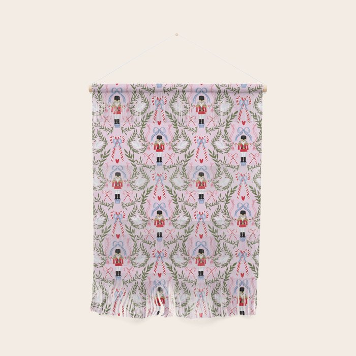Nutcracker Holiday Pattern Wall Hanging Gallery Image 1