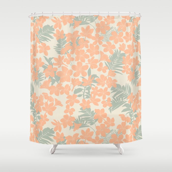 Exotical flowering blooms AH Shower Curtain Gallery Image 1