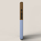 Duo II - Brown and Blue Stripes iPhone Case Gallery Image 2