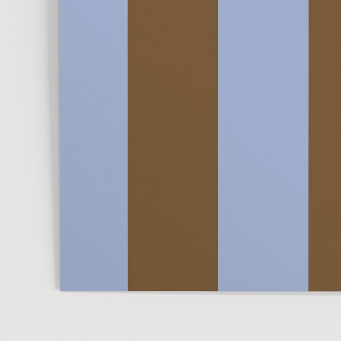 Duo II - Brown and Blue Stripes Poster Gallery Image 3