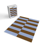 Duo II - Brown and Blue Stripes Jigsaw Puzzle Gallery Image 2