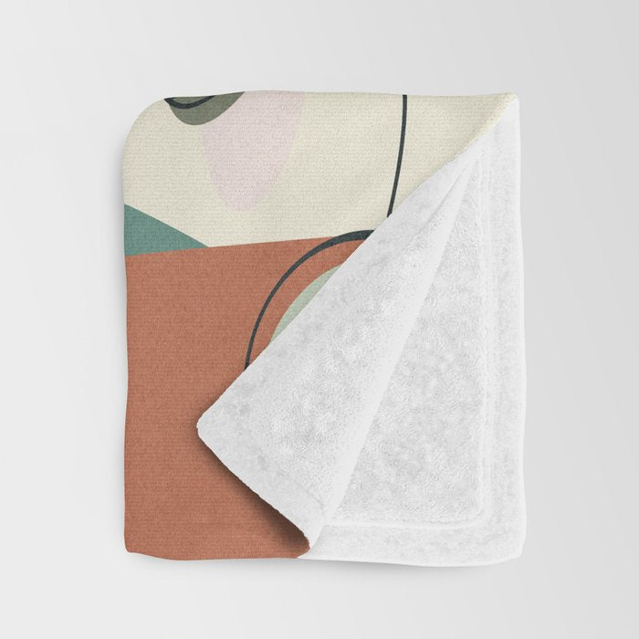 Elegant Shapes 04 Throw Blanket Gallery Image 3