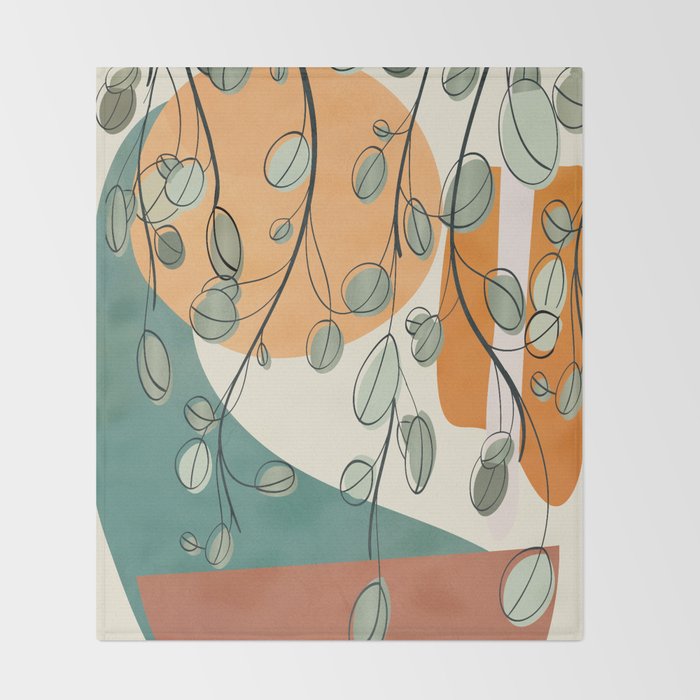 Elegant Shapes 04 Throw Blanket Gallery Image 2