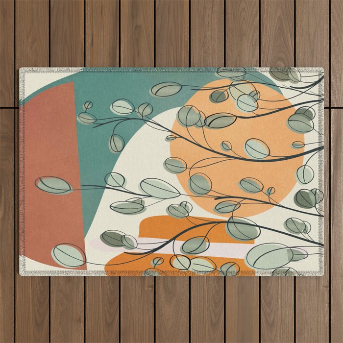 Elegant Shapes 04 Outdoor Rug Gallery Image 1