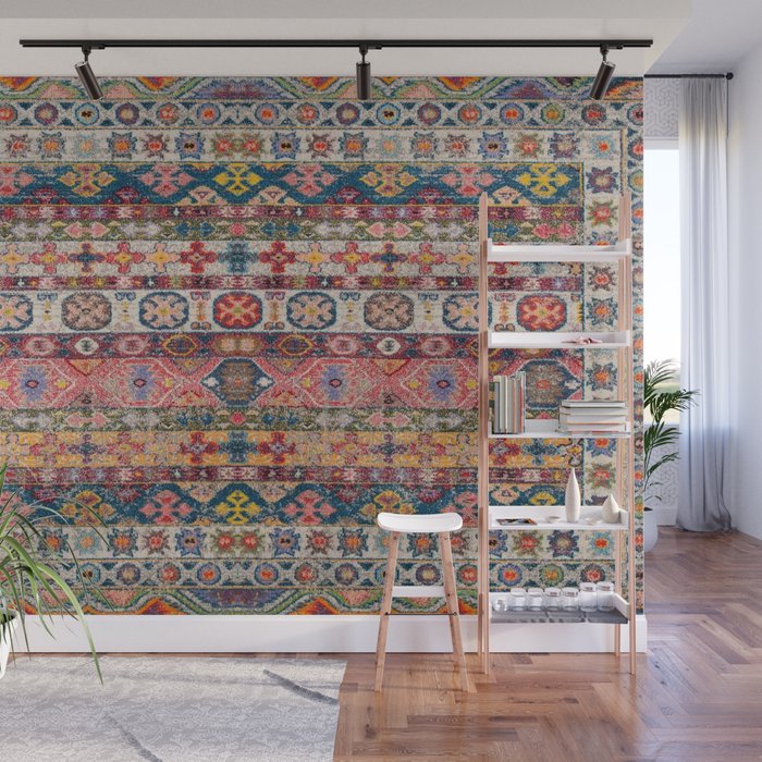 Bohemian Pattern Wall Mural Gallery Image 1