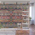 Bohemian Pattern Wall Mural Gallery Image 1
