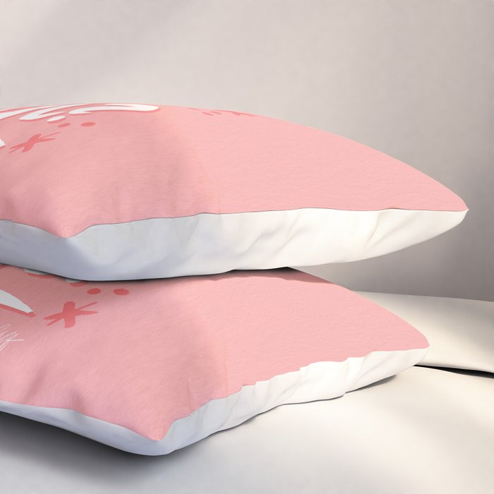 Can I Get An Amen? - Blush Pink Palette Pillow Sham Gallery Image 3