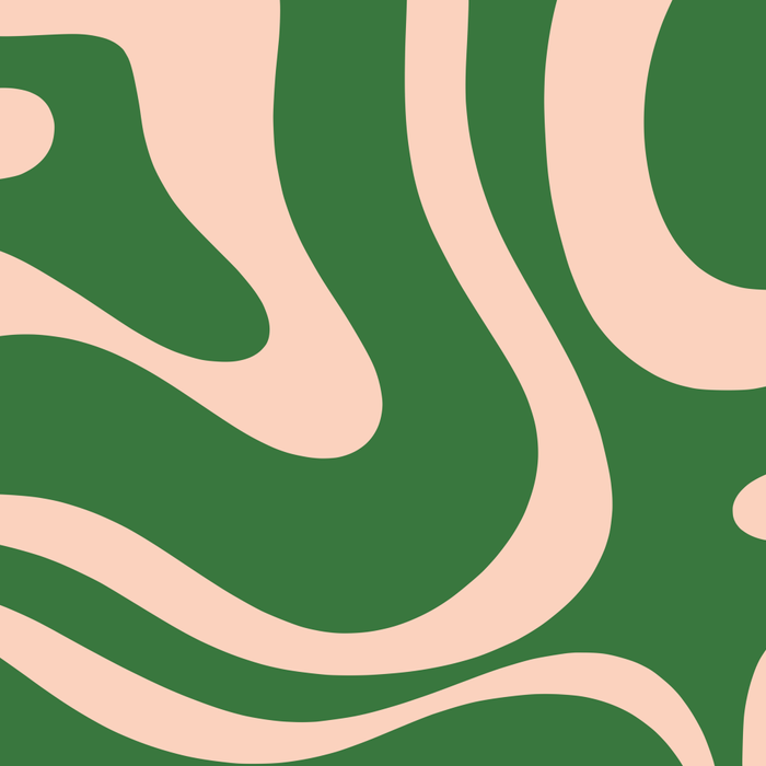 Retro Liquid Candy Swirl Abstract Pattern in Green and Blush Pink  Coffee Mug Gallery Image 2