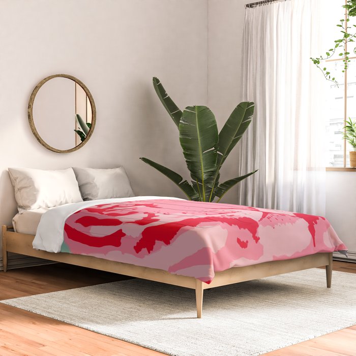Tiger Pink & Teal Comforter Gallery Image 2