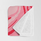 Tiger Pink & Teal Throw Blanket Gallery Image 3