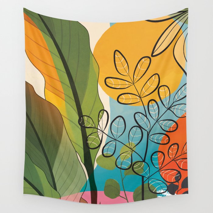 Peaceful Garden Feelings 05 Wall Tapestry Gallery Image 4