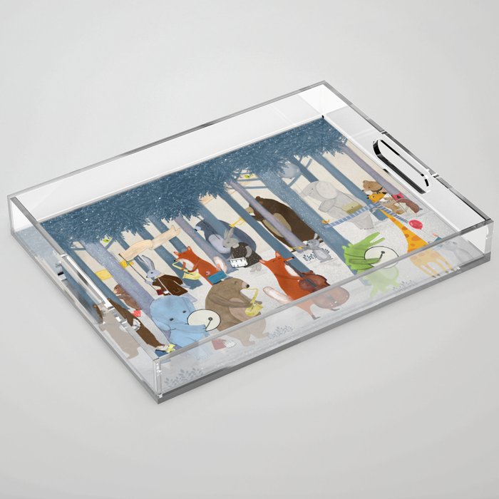 little nature parade Acrylic Tray Gallery Image 1