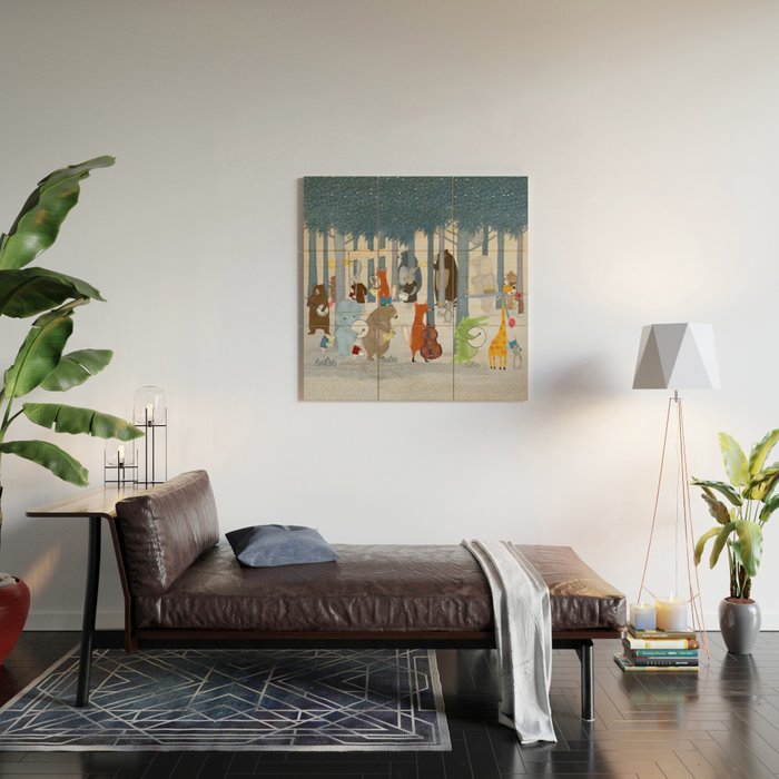 little nature parade Wood Wall Art Gallery Image 2