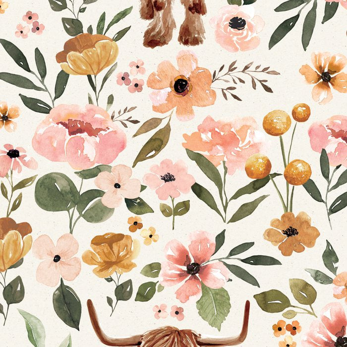 Cate & Rainn® Charlotte Floral Highland Cow Coffee Mug Gallery Image 2