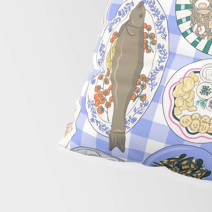 Seafood Feast Tablescape Pillow Sham Gallery Image 4