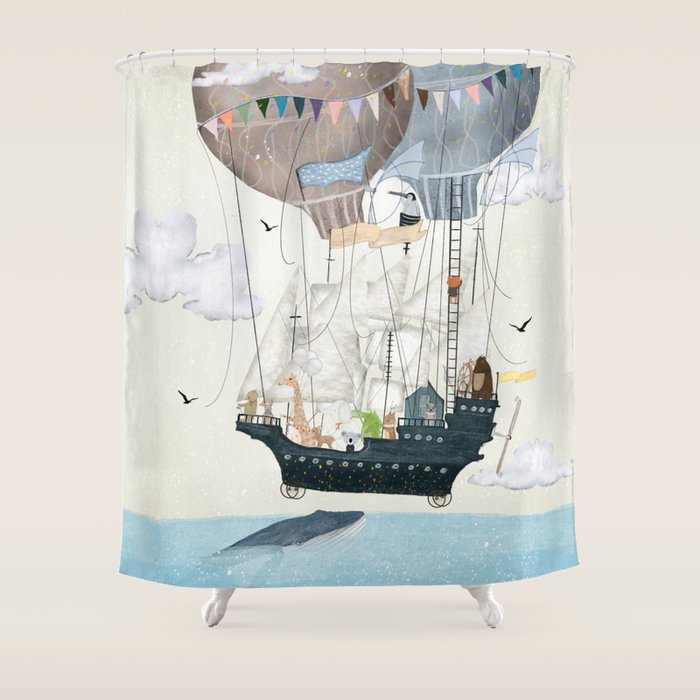 wonderful adventure days Shower Curtain Gallery Image 1