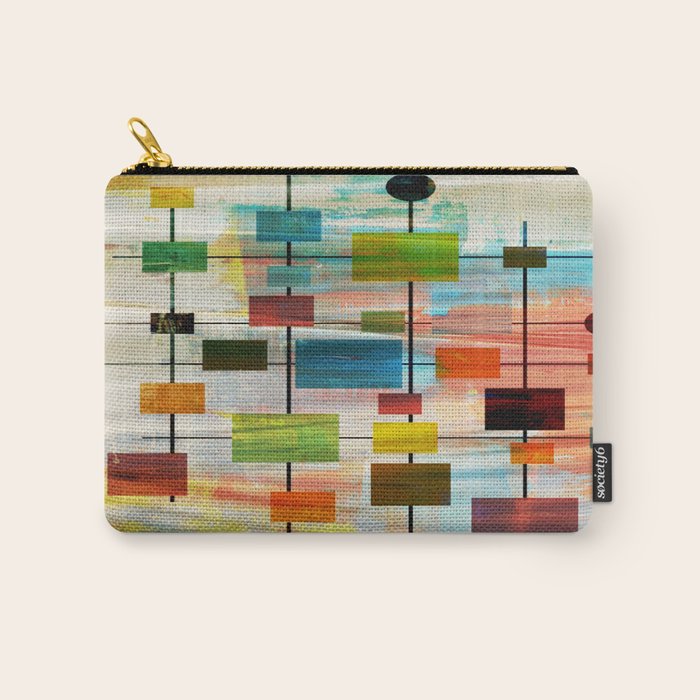 Mid-Century Modern Art 1.3 -  Graffiti Style Carry All Pouch Gallery Image 1