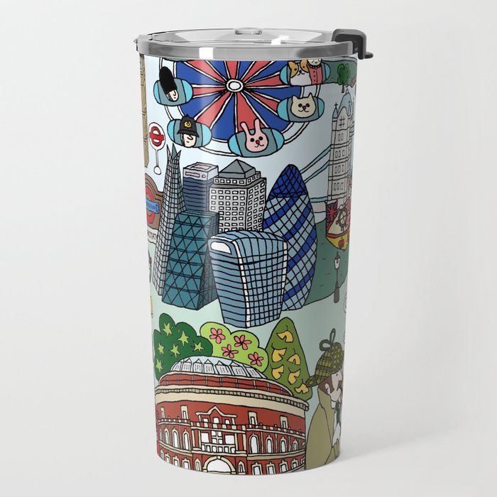 The Queen's London Day Out Travel Mug Gallery Image 2